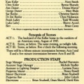 All my sons - cast and crew